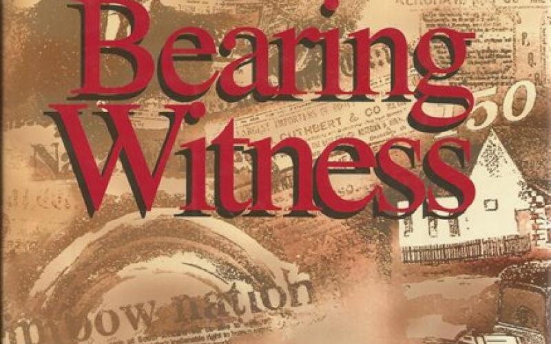 Front cover of Bearing Witness by Simon Haw