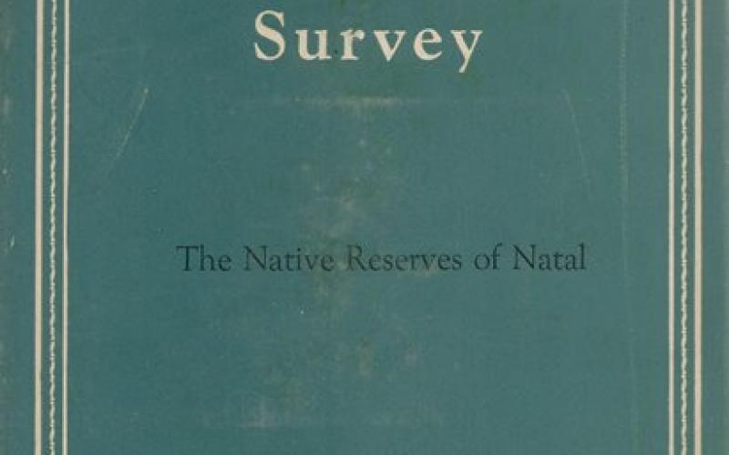 Front Cover of The Native Reserves of Natal by Edgar H Brookes and N Hurwitz